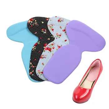 

2pcs=1pair Soft T-Shape High Heel Grips Liner Arch Support Orthotic Shoe Inserts Insole Protector Women Cushion Pad Random Color