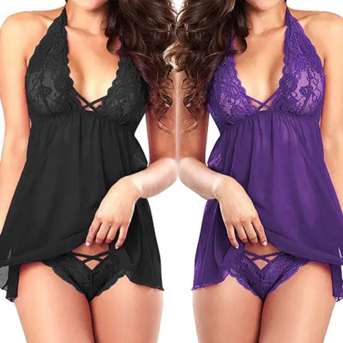 Новое Женское нижнее белье кружевное платье ночное стринги|sleepwear women dress|sleepwear