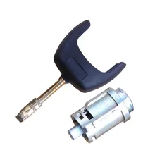 CHKJ для Ford Mondeo FO21 лезвие автомобиля левая дверь ствол зажигания замок цилиндр с 1 ключ Авто Модифицированная замена замка защелка