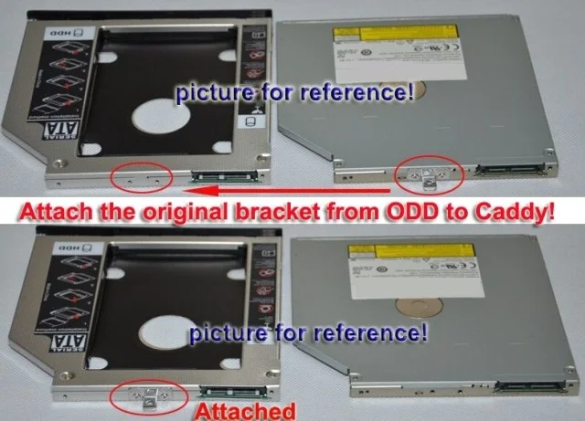 NIGUDEYANG 2nd жесткий диск HDD SSD чехол Caddy адаптер для DELL Latitude E5440 E5540 E6440 E6540