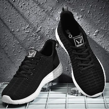 

Big Size 11.5-14 Wedges Sneaker Men Summer Rubber Shoes For Men Cozy Flying Weaving Casual Shoes Male Zapatos De Hombre