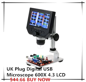 Высокое качество 1600X2 Мп USB 8 светодиодов электронный Цифровые микроскопы осмотра Камера лупа увеличительное Стекло с металлической подставкой