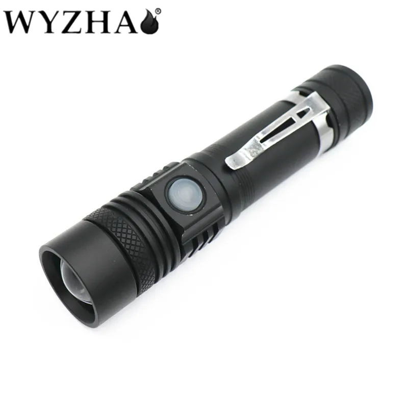 

Flashlights T6 LED Lamp 6000 lumens flashlight portable floodlight mining lamp Mini flashlight USB charging Fishing Lights