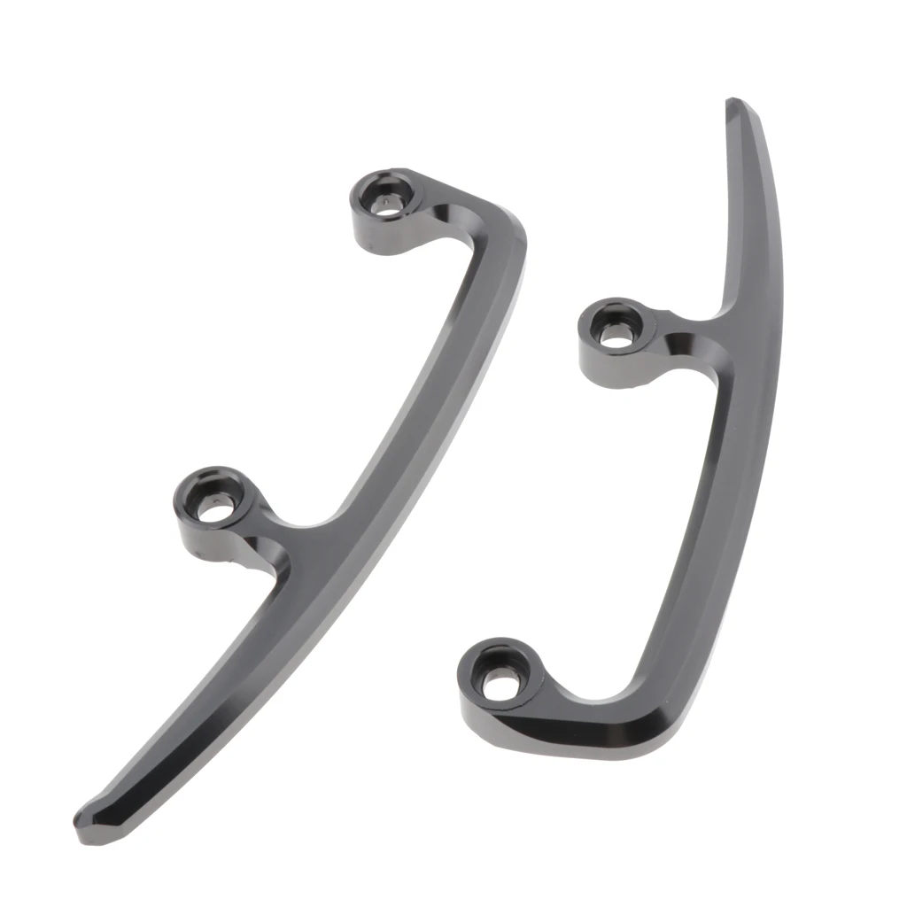 Motorcycle CNC Aluminum Rear Grab Bars Seat Pillion Passenger Rail Handle Armrest Arm Rests For Kawasaki Z650 2017-2018 Black