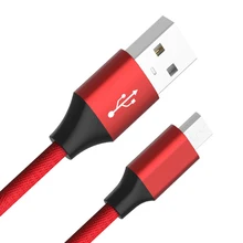 10 шт. 1 м Micro USB кабель для устройства Andriod для iPh 7 6s Быстрая зарядка и синхронизация кабель для передачи данных для huawei 2.0A