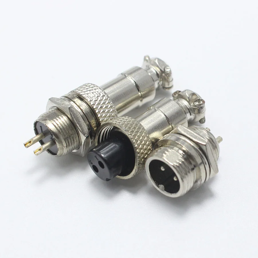10pcs XLR 3 Pins 12mm Audio Cable Connector Chassis Mount 3 Pin Plug Adapter