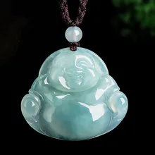 Ожерелье Colgante de jade, изумруд, макси, подвески, хорошее ювелирное изделие, колье, диопсид, модное, превосходное, ручная резьба, сделай сам, Очаровательное ожерелье