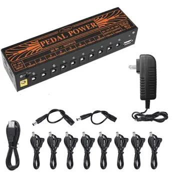 

CP-04 Guitar Pedal Power Supply 10-way Output Power Tuner Short Circuit /Overcurrent Protection Guitar Effect Power Dropshiping