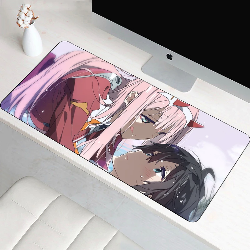 Pаспродажа SIANCS 80x40 см большой XL Darling in the FranXX коврик для мыши Противоскользящий 02 аниме сексуальный коврик для мыши игровой геймер Коврик для мыши Клавиа...