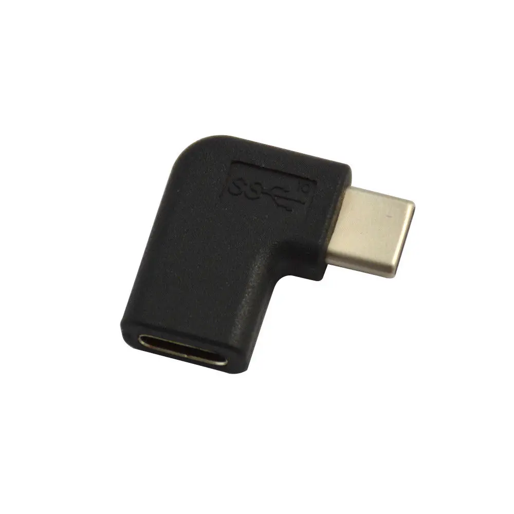 DANSPEED USB 3,1 Тип C Женский до 90 градусов угол Мужской адаптер конвертер Разъем USB-C адаптеры