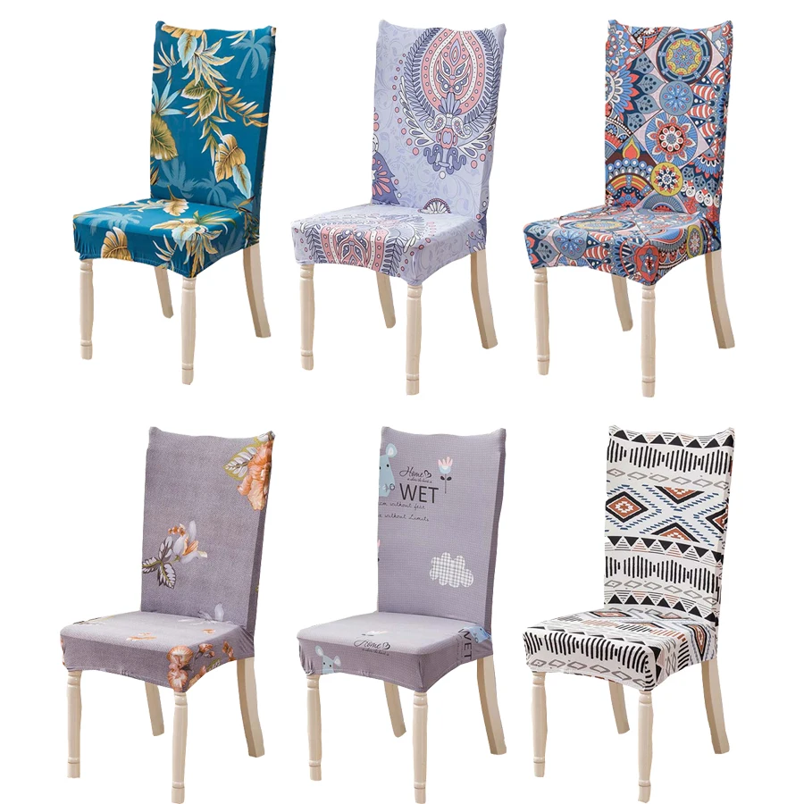 Us 4 05 30 Off Comwarm Chair Cover Dining Room Spandex Elastic Geometric Seat Covers Anti Dirty Protective Slipcover Fl Case In Us 4 05 30 Off Comwarm Chair Cover Dining Room Spandex Elastic Geometric Seat Covers Anti Dirty Protective Slipcover Fl Case In