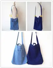 Fashion Simple Green Jeans Denim Women Bags HandBags Girls purse Messager Shoulder Shopping Bag carteira bolsa feminina