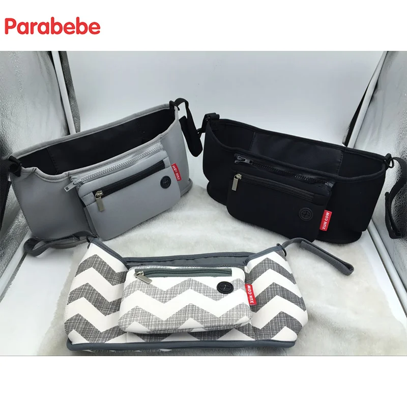 

stroller accessory nappy bag Diaper mummy bag for newborn baby stroller hanging basket storage organizer travel feeding boottle