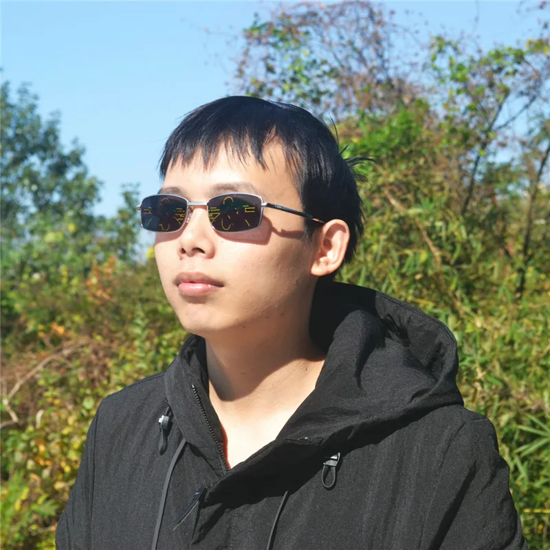 

fold Progressive Multifocal glasses Transition Sunglasses Photochromic Reading Glasses Men Reader Near Far sight diopter FML