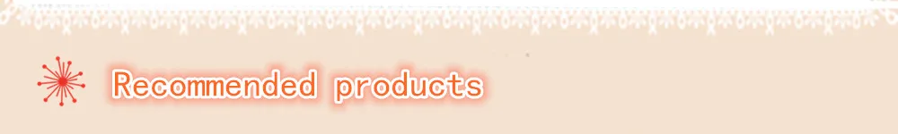 recommended products