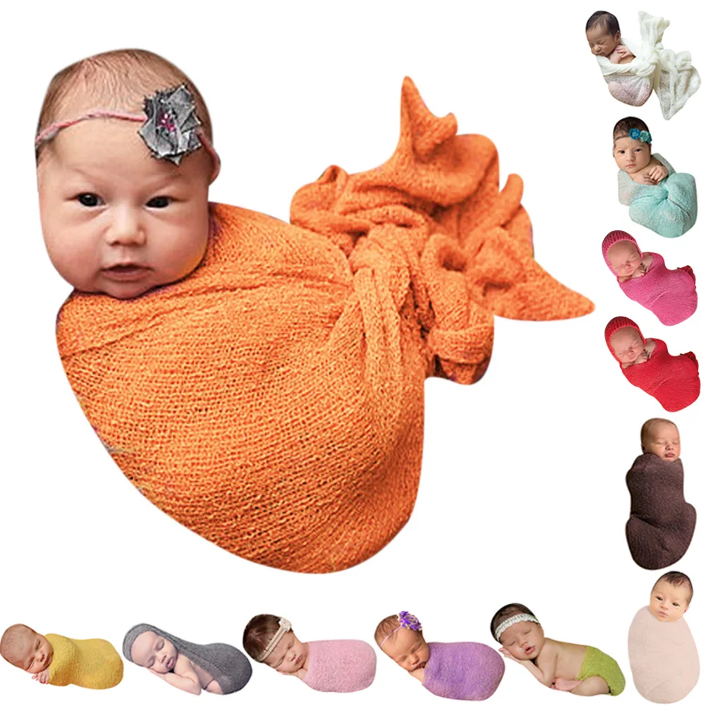 12 ColorsNewborn Baby реквизит для фотосъемки из мягкого хлопка для фотосъемки ткань Fotografie Achtergronden для младенцев аксессуары для фотосъемки