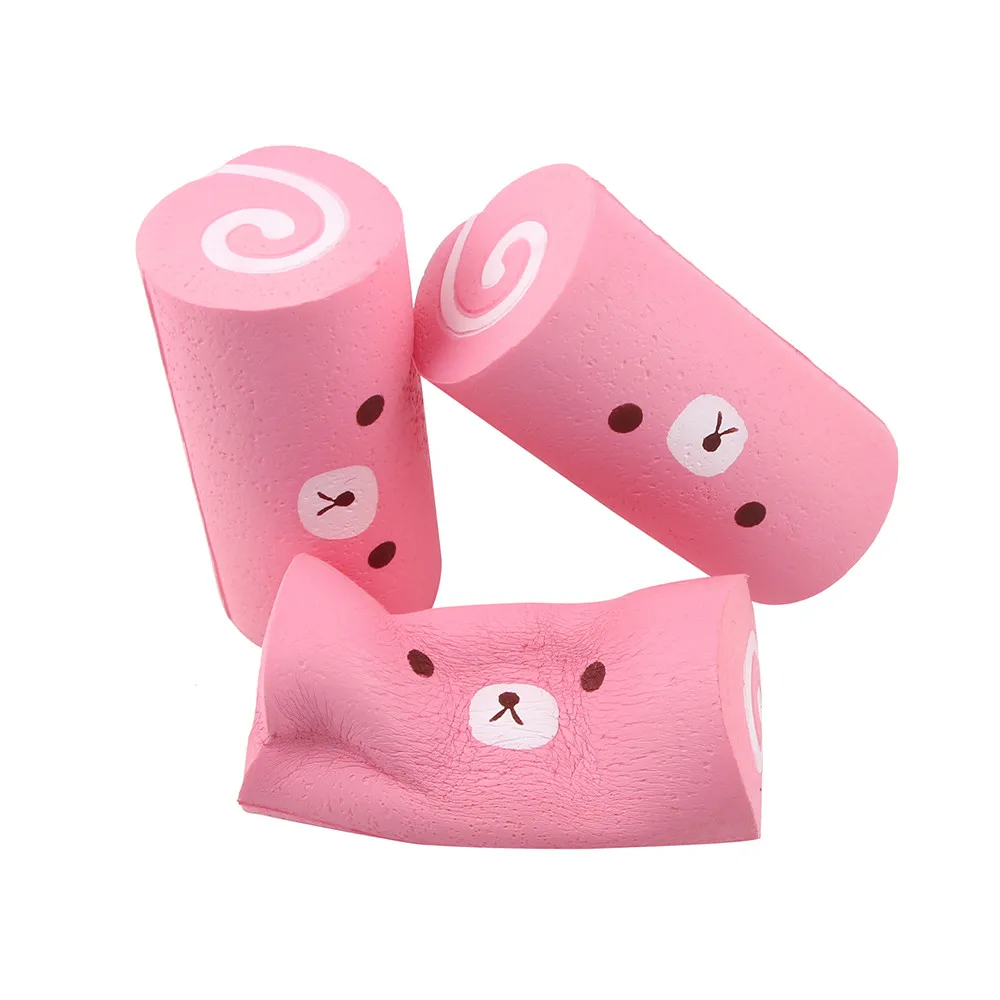 Jumbo Swiss Roll ароматическая медленно поднимающаяся сжимающаяся игрушка для снятия