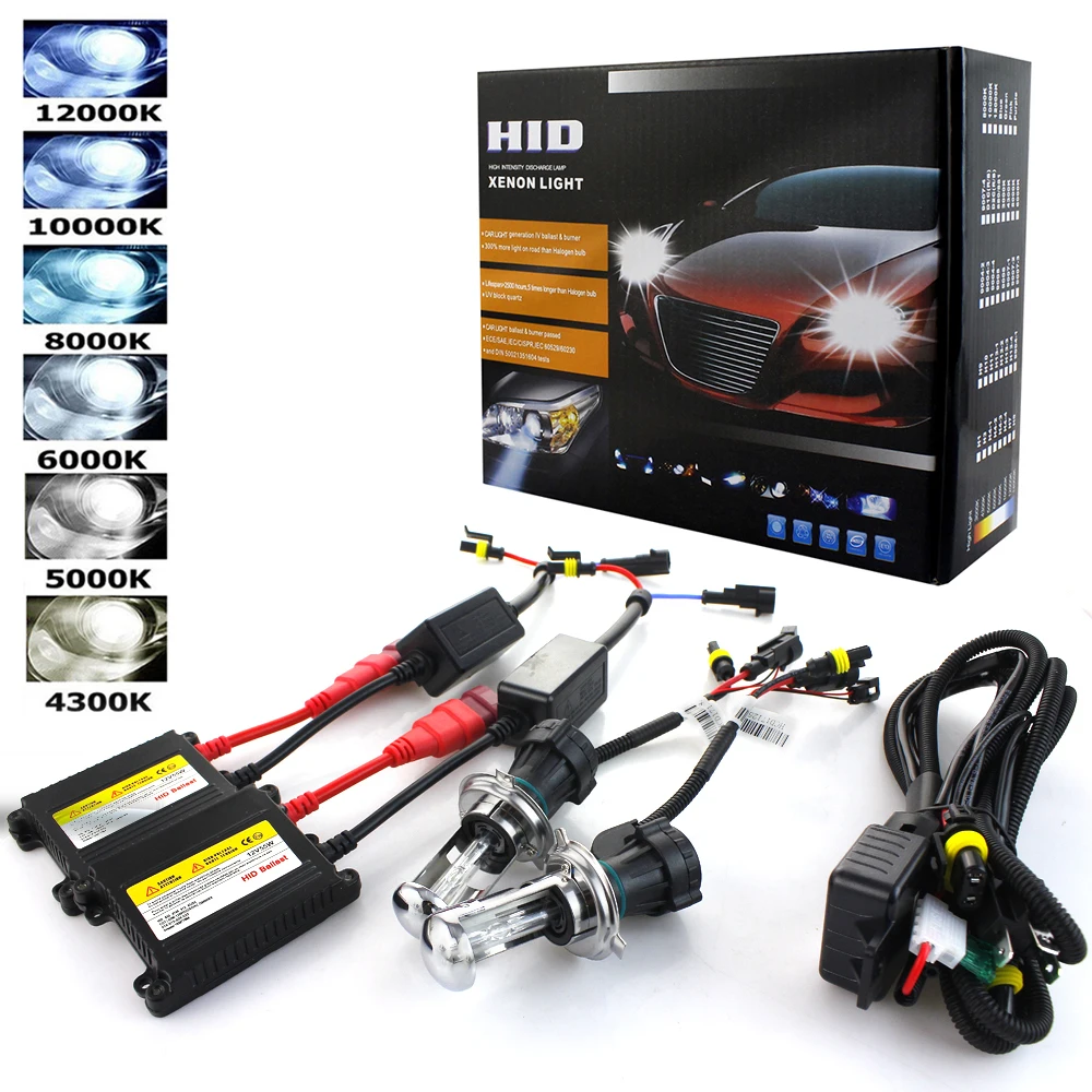 Xenon H7 35W AC 55W Slim Ballast kit HID Xenon Headlight bulb 12V H1 H3