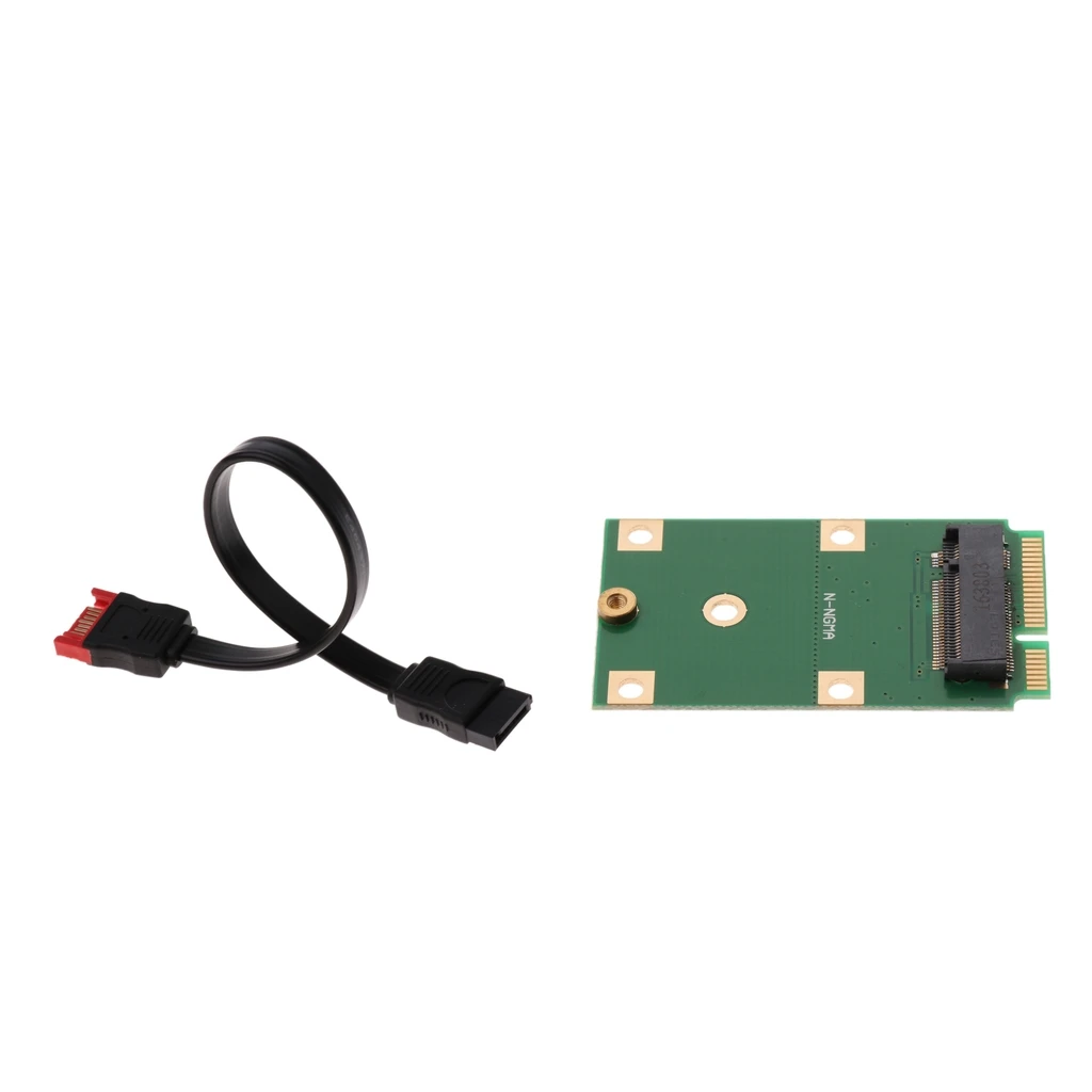 Кабель удлинитель SATA 7P M/F + M.2 2242(NGFF) на MSATA SSD|Компьютерные кабели и разъемы| |