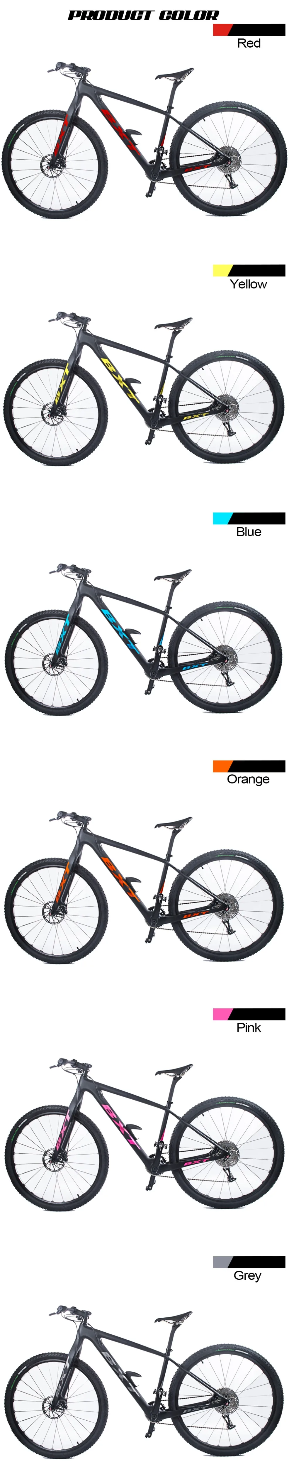 Clearance OEM 29er MTB Carbon Bikes Mountain Bike Carbon Fiber Latest Wholesale Fast Delivery Colors Free Shipping 10