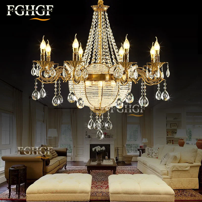 Modern Crystal Chandelier Light luminaria Luxury Chandeliers Lamp