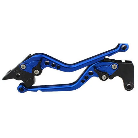 2x Стандартный Длинные сцепные рычаги для Yamaha FJ09 MT09 FZ09 FZ07 MT07 FZ10 MT10 XSR900 XSR700 из АБС-пластика - Цвет: Синий