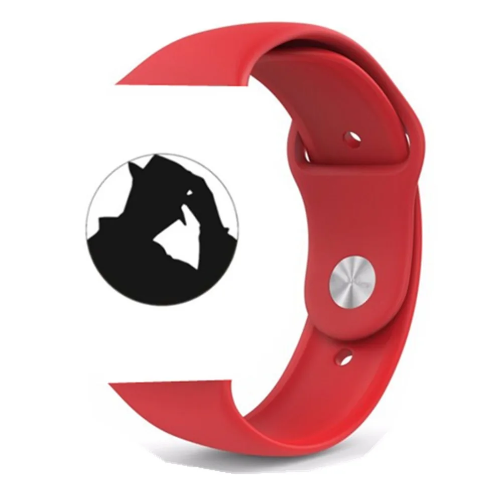 CRESTED silicone Sport strap For Apple Watch band 42mm/38mm/44mm/40mm correa iwatch series 4/3/2/1 wrist Bracelet Rubber belt CRESTED silicone Sport strap For Apple Watch band 42mm/38mm/44mm/40mm correa iwatch series 4/3/2/1 wrist Bracelet Rubber belt