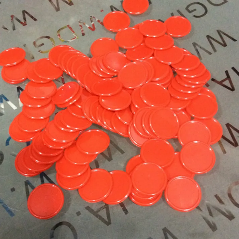 

100Pcs/set New Plastic Chip Coin, Game Coin, Learning Currency, Color Plastic Small Wafer
