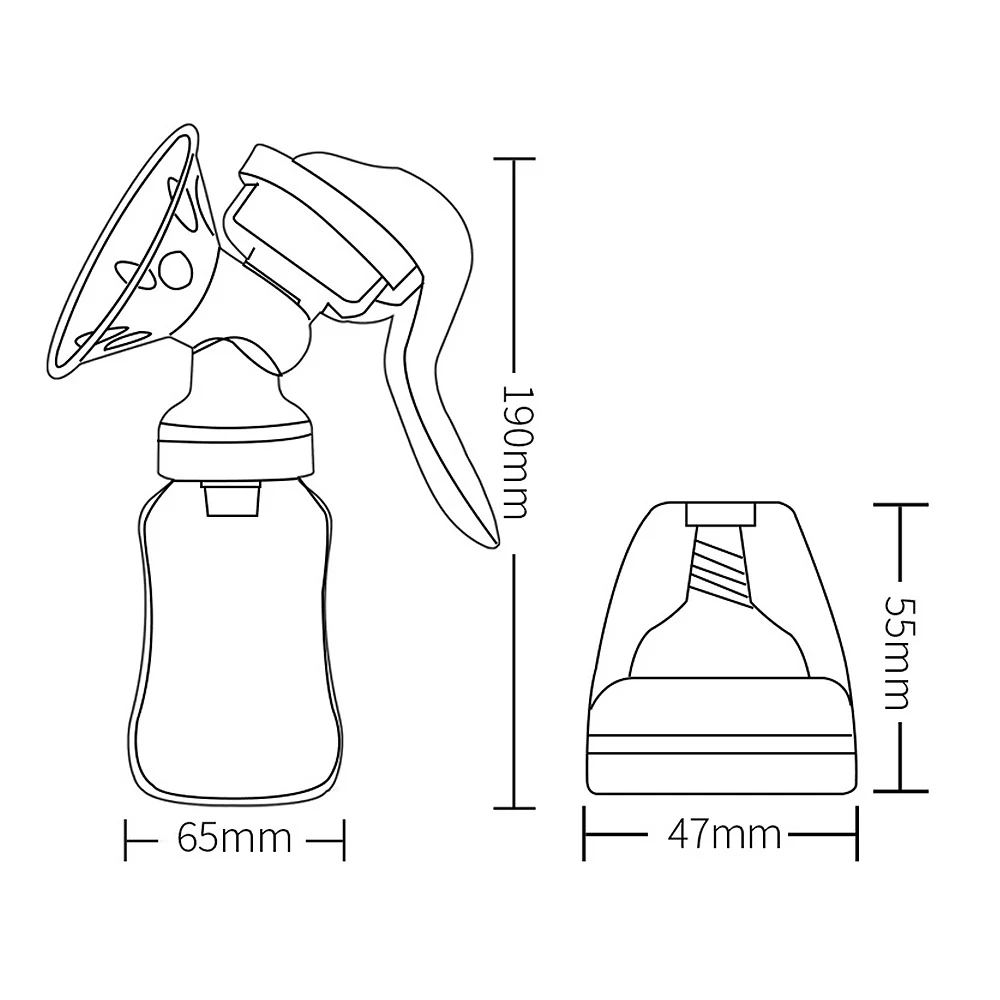 Новое поступление ручной молокоотсос умный детский Фидер для кормления Hands Free Feeder