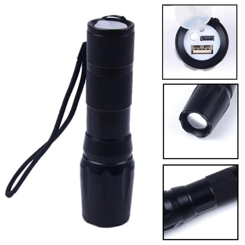 Горный Дорожный велосипед T6 фонарик USB зарядка 2000 лм масштабируемый 3 режимный