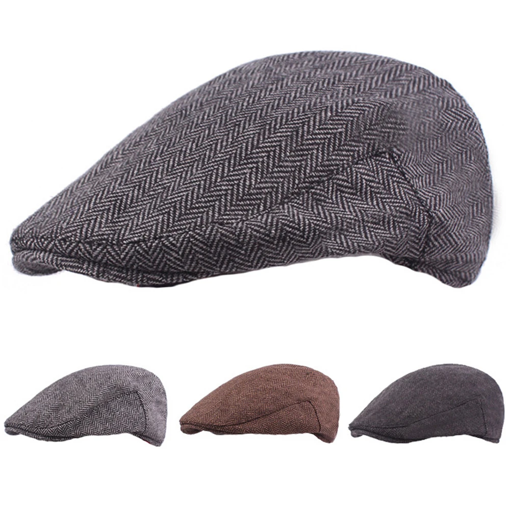 男性のクラシック冬暖かいベレー駆動ゴルフキャップカジュアルタクシー運転手キャ帽子新 Hatcs0241 Newsboy Hats Newsboy Hat Capnewsboy Hat Men Aliexpress