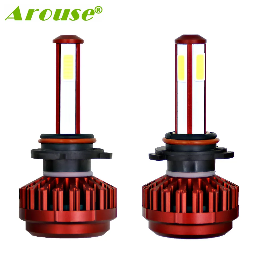 AROUSE 9006 H4 H7 Car LED Headlight Bulbs 80W 12000LM H8 H9 H11 9005
