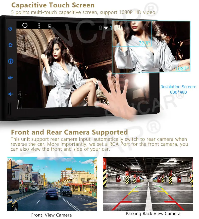 Top Android 6.0 4G WIFI 7"Double 2DIN Car Radio Stereo No DVD Player GPS Navigation 4 Top Android 6.0 4G WIFI 7"Double 2DIN Car Radio Stereo No DVD Player GPS Navigation 4