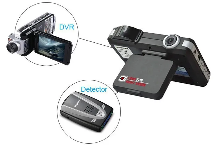 

(With Russian Manaul)3 IN 1 Car DVR Radar Detector Built-in GPS Logger HD 720P 140 Degree Angle Russian Language Video Recorder