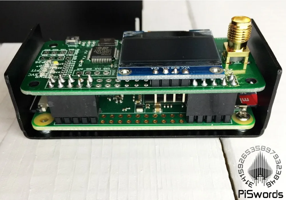 MMDVM DMR P25 jumbo точка доступа радиостанции цифровой голосовой модем YSF+ raspberry pi+ OLED+ антенна+ черный чехол+ 32G TF готов к QSO