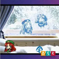 Pegatina Аниме Touhou Project HONG MEIRIN Виниловые наклейки стены Наклейка Декор дома декоративные мультфильм