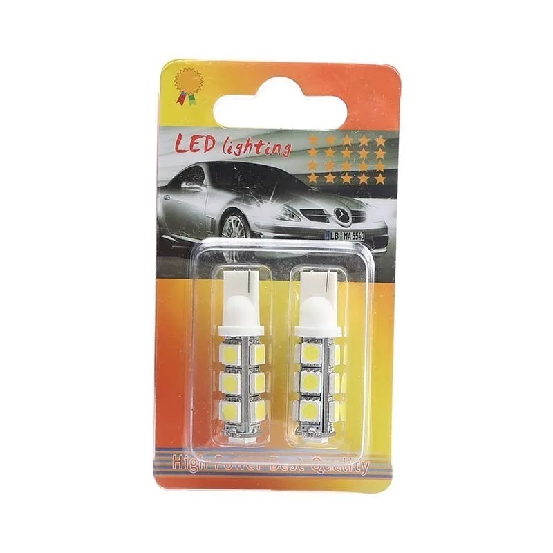 

10Pcs Car Interior Light T10 Led W5w 5050 SMD 13 194 168 192 Automobiles Accessories Wedge Signal Light Lamp DC 12V Car Styling