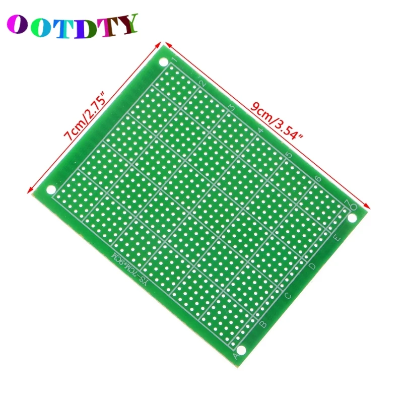 OOTDTY 5 шт./компл. 70x90 мм FR-4 с одной стороны DIY пайки прототип печатной платы