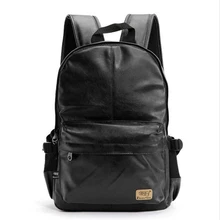 Marque de mode Vintage Hommes D’affaires Sacs À Dos En Cuir sac D’école pour adolescent Occasionnel Ordinateur Portable Voyage sacs à bandoulière mochila Sac À Dos