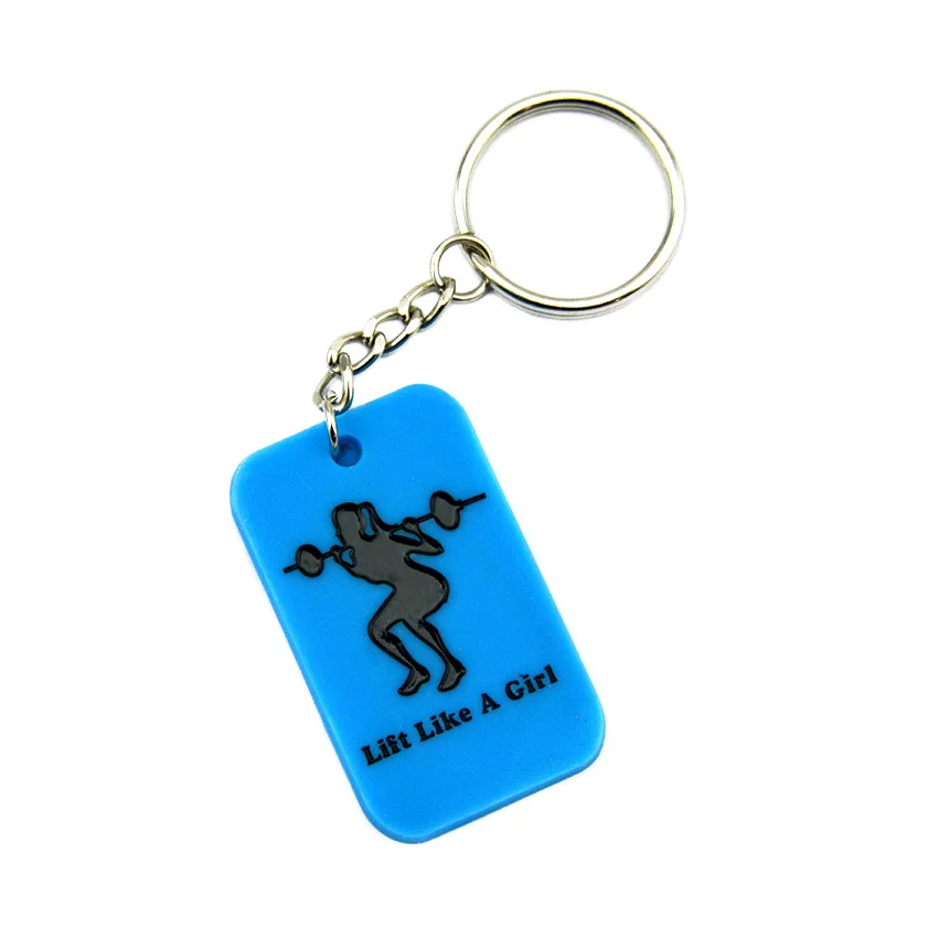 1 шт. силиконовый брелок OBH с голубым тиснением|tag keychain|keychain adog tag keychain |