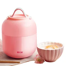 New Design of thermal insulation lunch box 700ml Portable double layer Lunch Container baby student Braised pot home of the braised