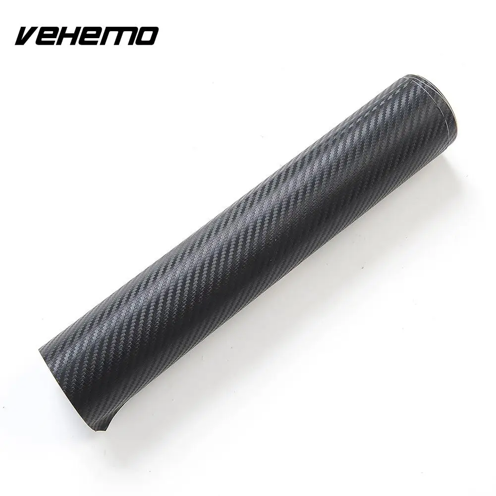 CARBON Car Stickers Stickers 3D Carbon Fiber Film Black 30cmx127cm