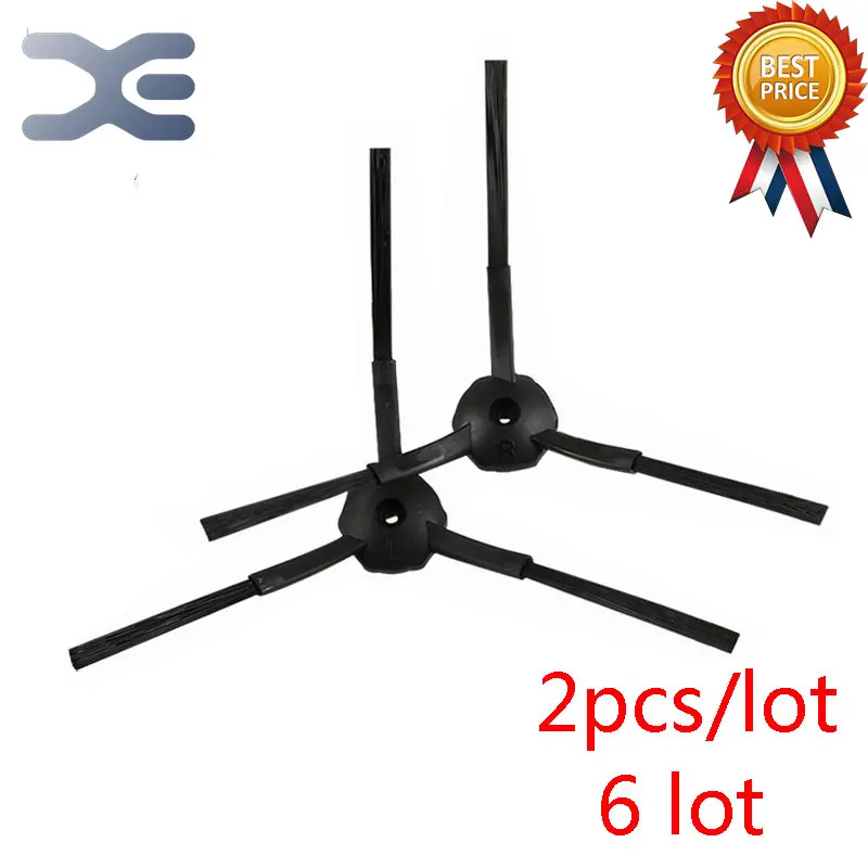 

6 Lot Vacuum Cleaner Parts High Quality Ecovacs Sweep The Robot Bite CEN540 / CR120 Sweeping Machine Accessories Side Brush