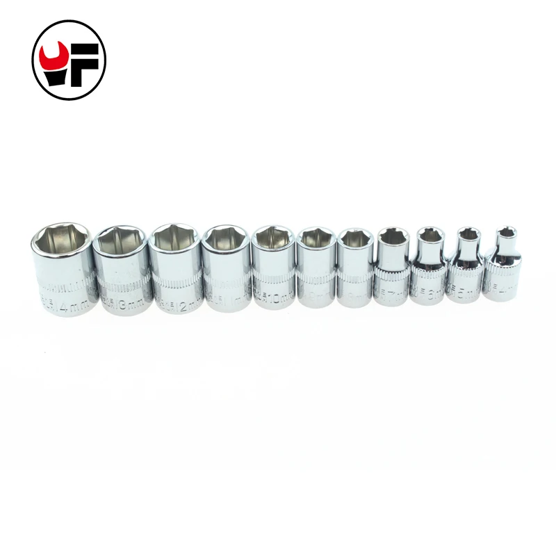 

1/4"4-14mm hex keys socket wrench metalworking chrome vanadium 1/4 head metric hexagons set wrenches hex allen key Hand Tool D42