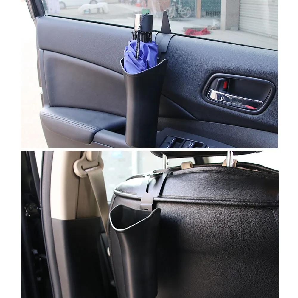 1 шт. портативный автомобильный внутренний зонт-держатель ведро многофункциональное Автомобильное Мусорное хранение