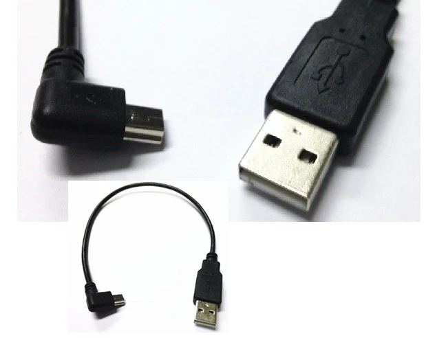 Chromecast USB Cable, Micro USB to Right Angle Micro