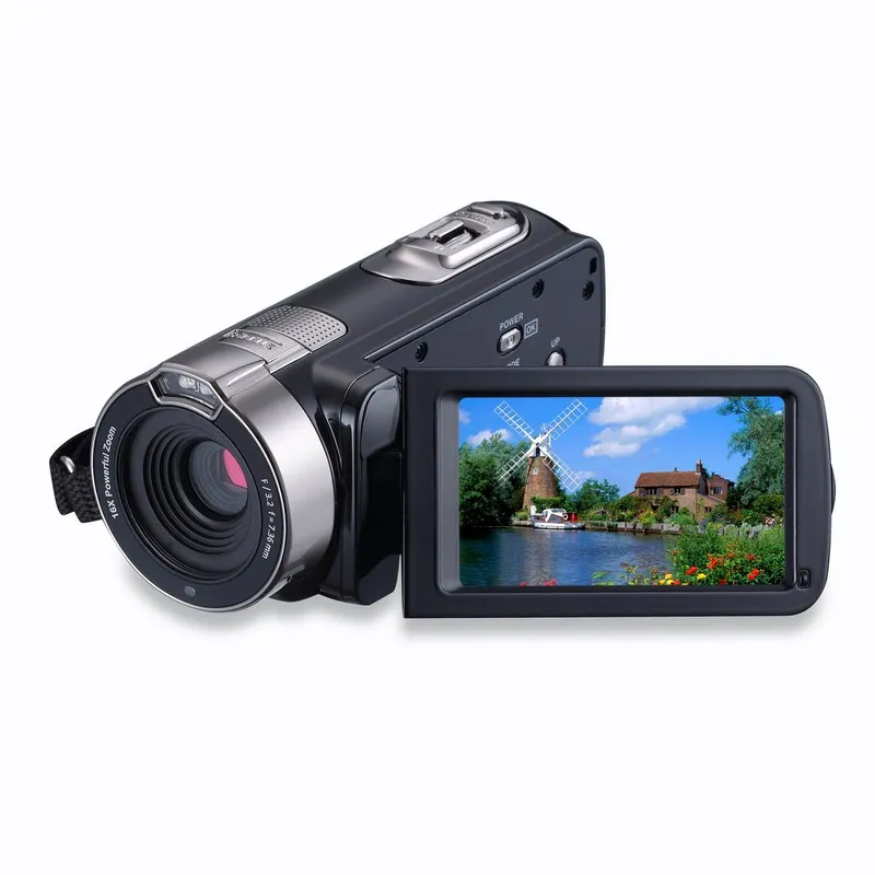 HD Digital Camera Video Camcorders Recorder 16X Zoom CMOS 3.0 inch Touch Screen IR night vision DV DSLR Camera Multi-Languauge