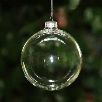 

Wedding Bauble Ornaments Christmas Xmas Balls Clear Wedding Balls 3"/80mm Christmas Ornaments lin4051