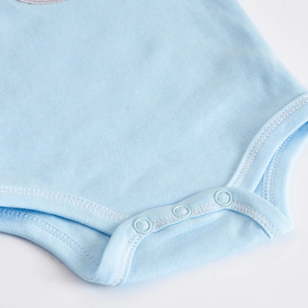 Хлопковое детское боди, 4 шт./лот, зимнее хлопковое нижнее белье с короткими рукавами для новорожденных, пижамы для маленьких мальчиков и девочек
