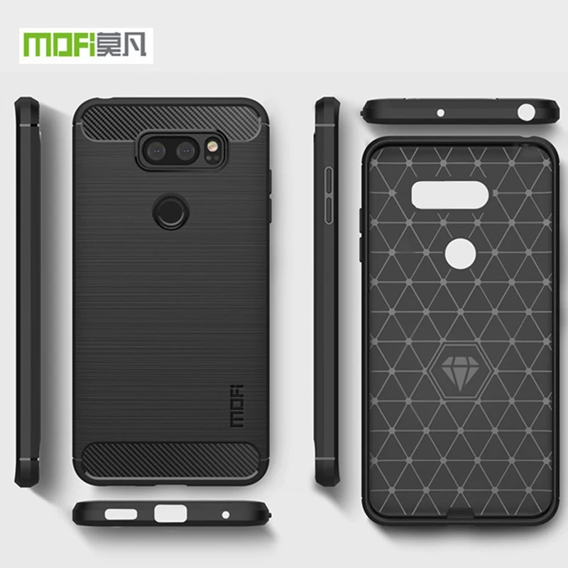 Чехол MOFI для LG V30 чехол H930 силиконовая задняя крышка телефона защитный